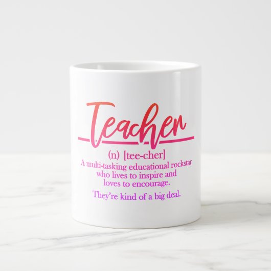 - Jumbo-Mok Extra Grote Beker (Voorkant)