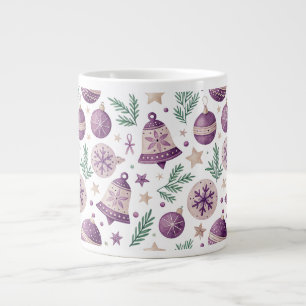 Jumbo mok – Feestelijke paarse beldesign