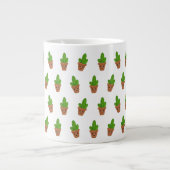 Jumbo Mok met Cactus Pattern (Voorkant)