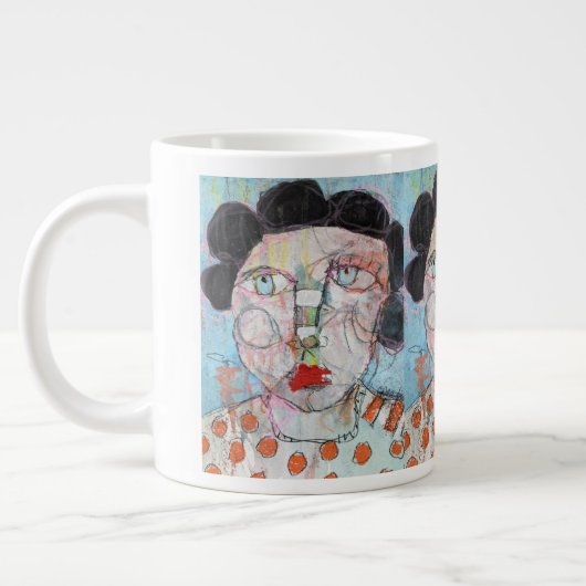 Jumbo-Mok - Nose-taak Extra Grote Beker (Links)