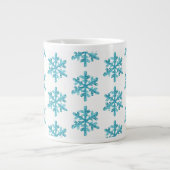 Jumbo Mok-Snowflakes Jumbo Beker (Voorkant)