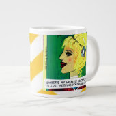 JUMBO MOK-SOMS MIJN GROOTSTE AANVULLING EXTRA GROTE BEKER (Voorkant rechts)