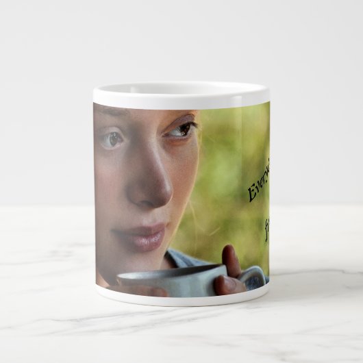 Jumbo-mok voor elke dag extra grote beker (Voorkant)