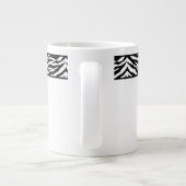 Jumbo Mok-Zebra Print Extra Grote Beker (Achterkant)