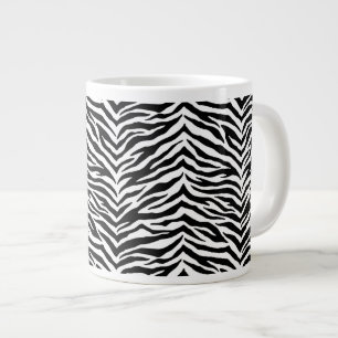 Jumbo Mok-Zebra Print Reuzenkoffie Mok