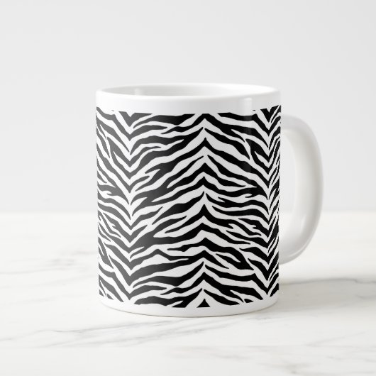 Jumbo Mok-Zebra Print Reuzenkoffie Mok (Voorkant rechts)