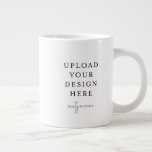 Jumbo Mug 20oz.<br><div class="desc">Customisez votre design dans Templett. Une fois la modification terminée,  téléchargez votre fichier dans un format JPG (n'oubliez pas d'activer l'option de fond perdu). Téléchargez votre design ici en cliquant sur le bouton bleu "Personnaliser".</div>