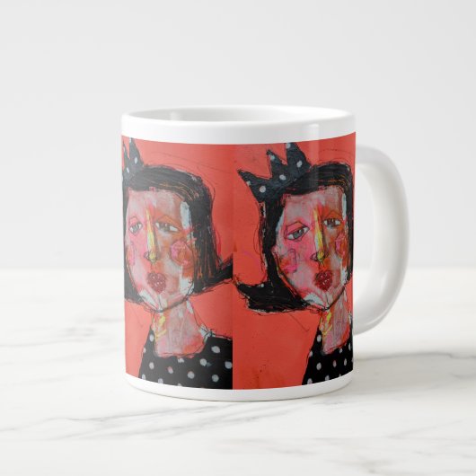 Jumbo Mug - Amour indéfectible (Devant droit)