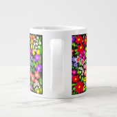 Jumbo Mug aux fleurs colorées (Dos)