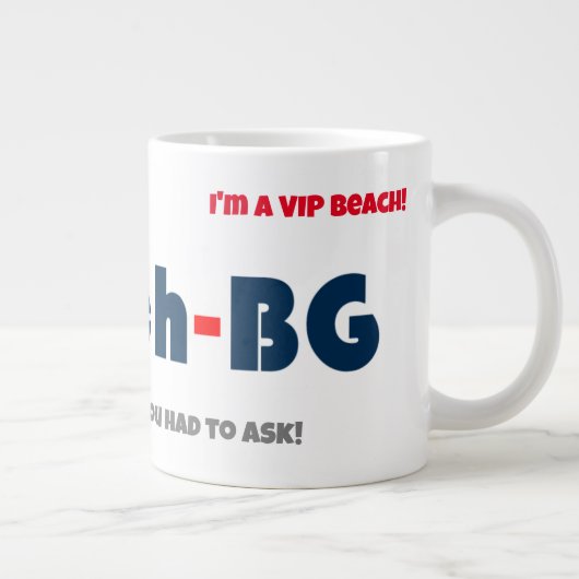 Jumbo Mug Beach-BG (Droite)