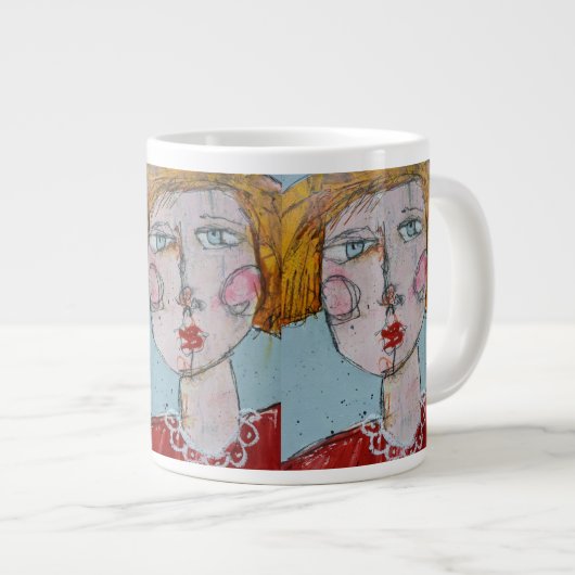 Jumbo Mug - Blonde Bombshell (Devant droit)