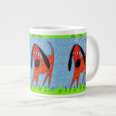 Jumbo Mug - Chien rouge (Devant droit)