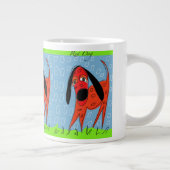 Jumbo Mug - Chien rouge (Droite)