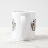 Jumbo Mug - Cosy Cat Mom Extra-Large Cup (Dos)