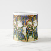 Jumbo Mug de fleurs Art nouveau (Devant)