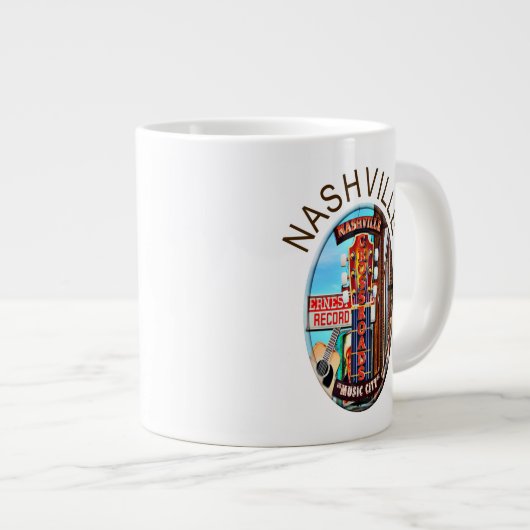 Jumbo Mug de Nashville Broadway (Devant droit)