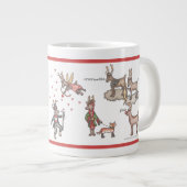 Jumbo Mug de Père Noël (Devant droit)