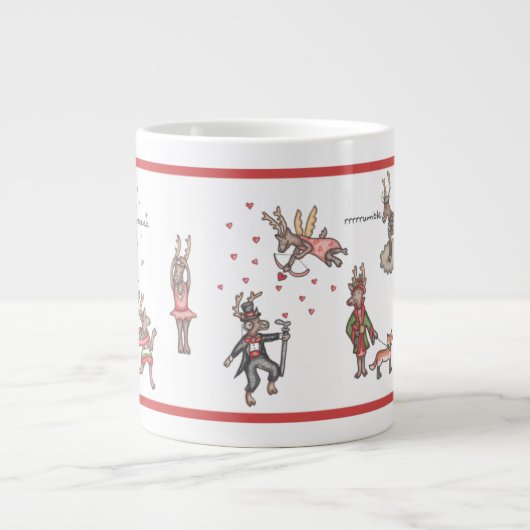 Jumbo Mug de Père Noël (Devant)