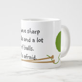 Jumbo Mug de Tricot (Devant droit)