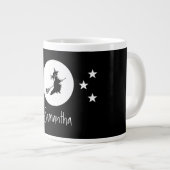 Jumbo Mug d'Halloween, Noir (Devant droit)