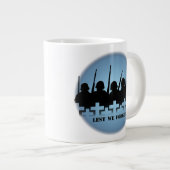 Jumbo Mug Militaire Hommage Mug Peur d'oublier les (Devant droit)
