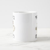 Jumbo Mug - More Espresso. Less Depresso. Extra Grote Beker (Voorkant)