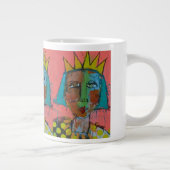 Jumbo Mug - Peinture à vaporiser et couronne (Droite)