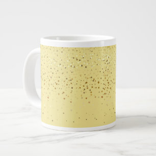 Jumbo Mug Petite Golden Stars-Jaune