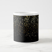 Jumbo Mug Petite Golden Stars-Noir (Devant)