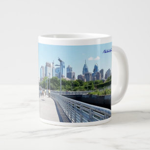 JUMBO MUG - Philadephia Boardwalk avec skyline