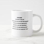 Jumbo Mug pour toutes les générations (Droite)