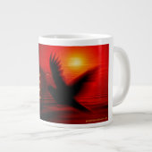 Jumbo Mug Romantique Avec Suivre Votre Citation Co (Devant droit)