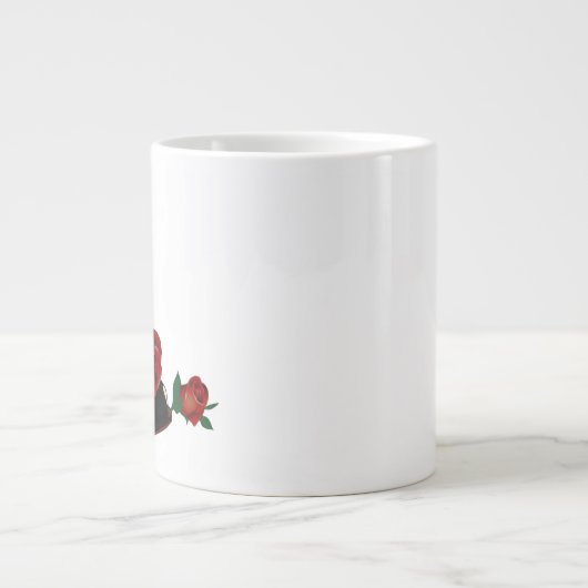 Jumbo Mug - Rose de Stiletto (Devant)