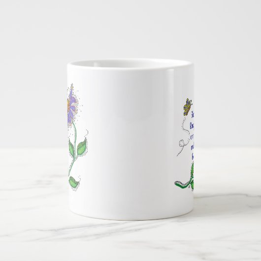 JUMBO Mug - Shared laughter enriches mutual love (Devant)
