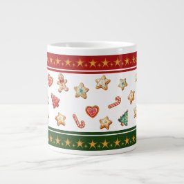 Jumbo Mug with Christmas Cookies Extra Grote Beker