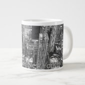 Jumbo New York Café Mug NYC Coupe personnalisée (Devant droit)