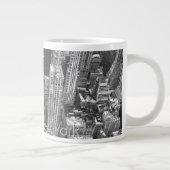Jumbo New York Café Mug NYC Coupe personnalisée (Droite)