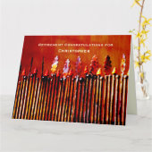 JUMBO Pensioen Gefeliciteerd gepersonaliseerd Kaart (Gele Bloem)