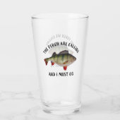 Jumbo Perch Vist sport Hobby Mannen Glas (Achterkant)