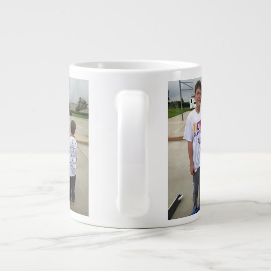 Jumbo Photo Mug Jumbo Mug - Customisé (Dos)