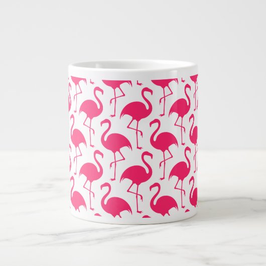 Jumbo Pink Flamingo Extra Grote Mok (Voorkant)
