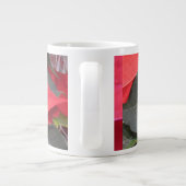 Jumbo Poinsettia Mug Extra Grote Beker (Achterkant)