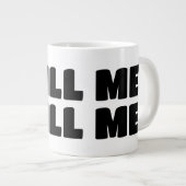 Jumbo REFILL ME! mug (Devant droit)