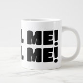 Jumbo REFILL ME! mug (Droite)