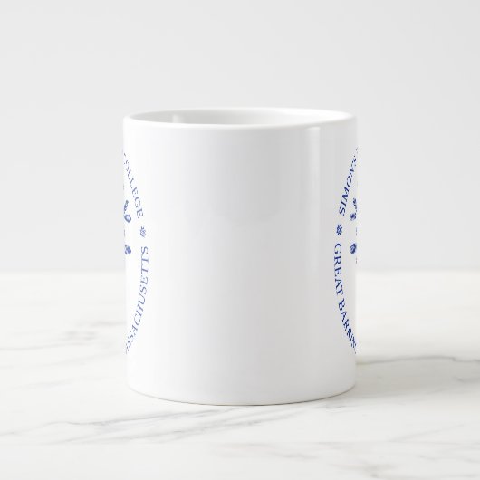 Jumbo Simon's Rock Seal Mug en bleu (Devant)