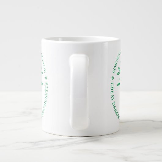 Jumbo Simon's Rock Seal Mug en vert (Dos)