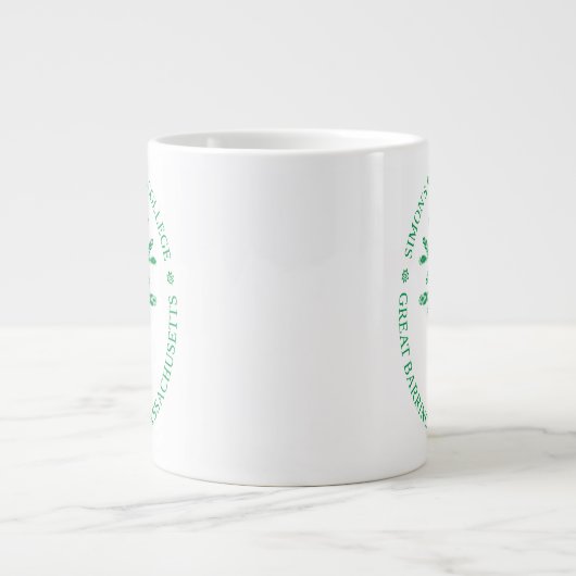 Jumbo Simon's Rock Seal Mug en vert (Devant)