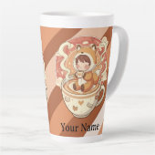 Jumbo Size Cozy Fox 17oz Reading Mug (Angle droit)