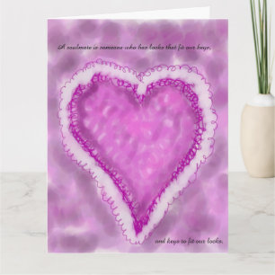 Jumbo Soulmate Poetry Card Kaart