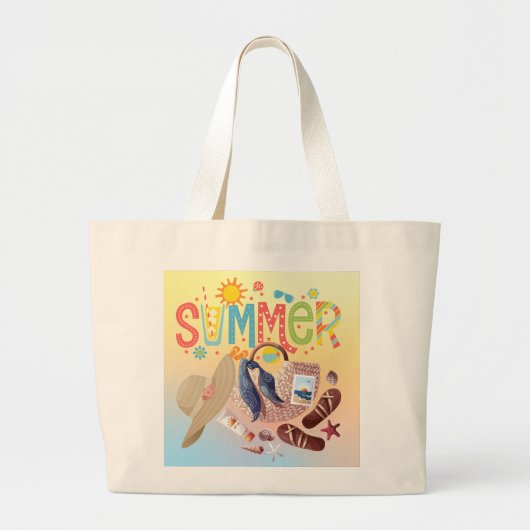 Jumbo Summer Canvas tas (Voorkant)